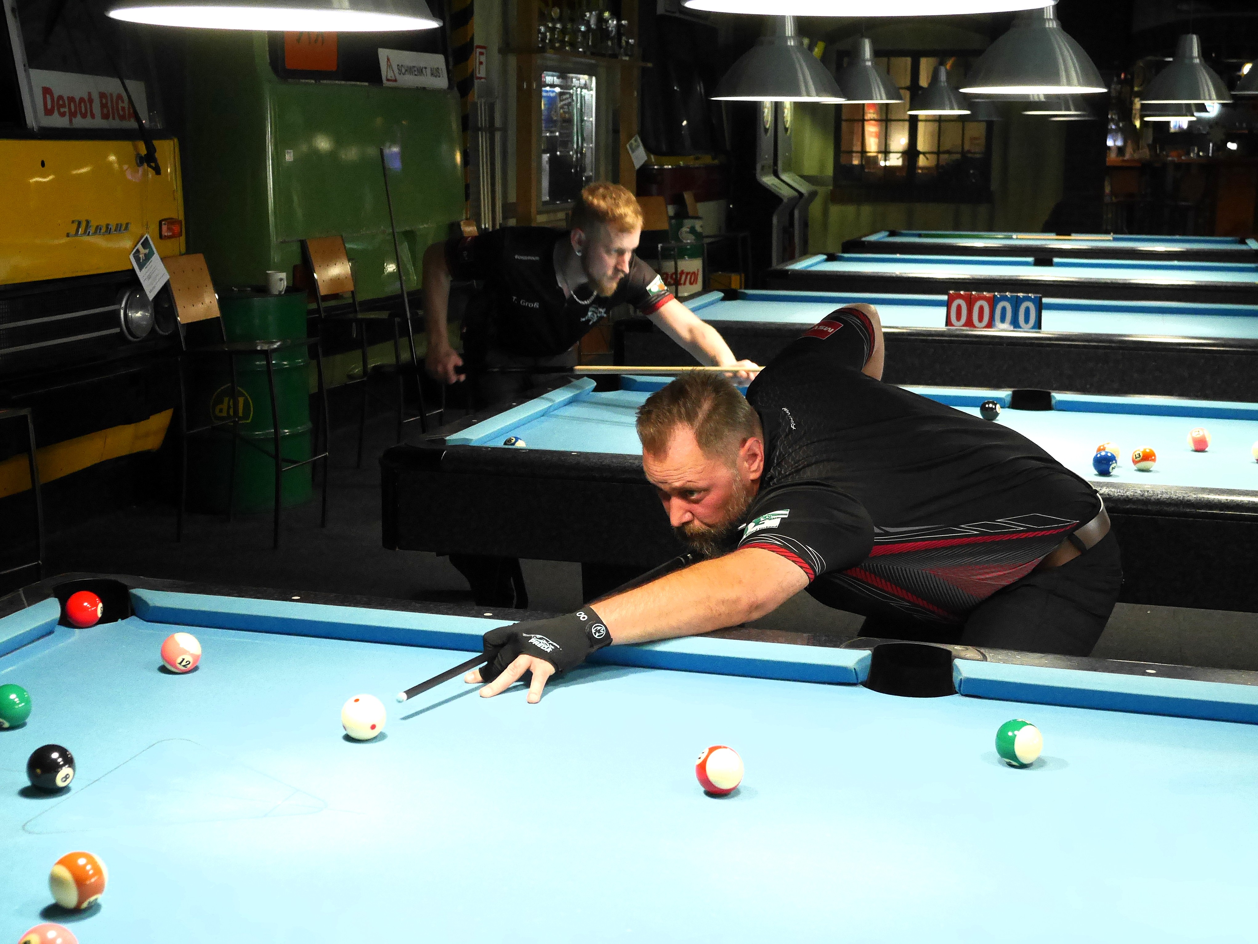 Mit Marcel Schaller (vorn) geht Neuling Tom Groß in seine erste Ligasaison in der 3. Mannschaft