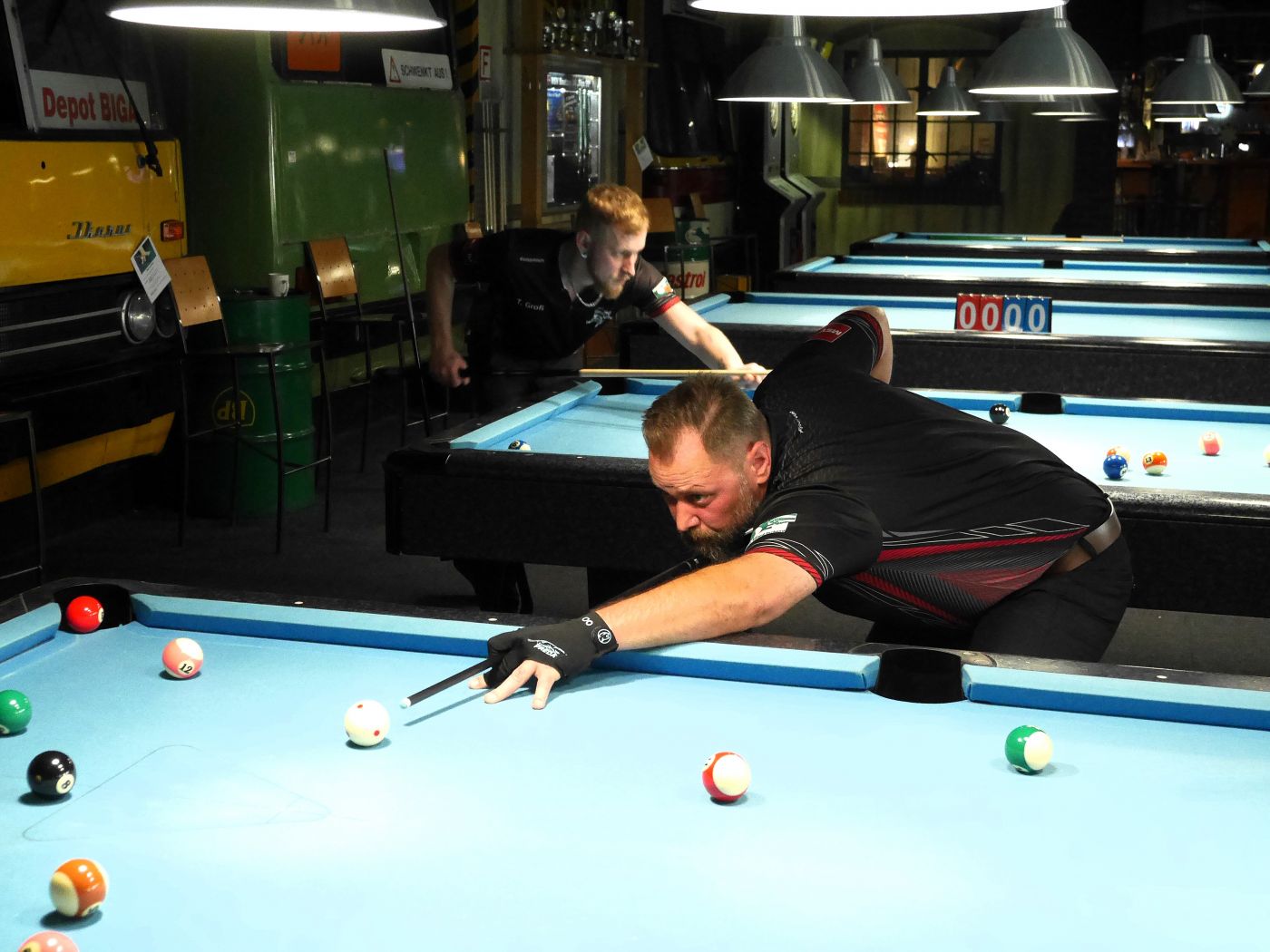 Mit Marcel Schaller (vorn) geht Neuling Tom Groß in seine erste Ligasaison in der 3. Mannschaft